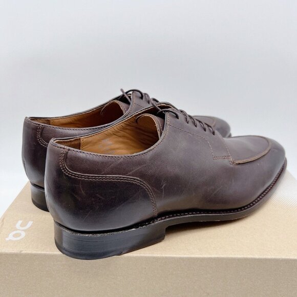 Allen Edmonds Watson Men’s Dress Shoes Split Toe Derby Oxford Brown Leather 12 D - Picture 6 of 12